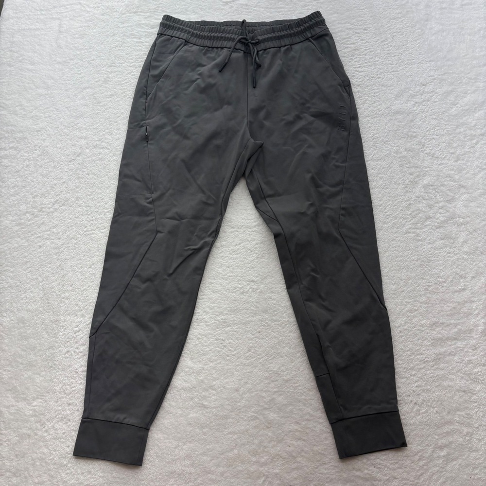 BYLT Basics Everyday Pant Charcoal Grey Tapered Joggers Mens Large Stretch
